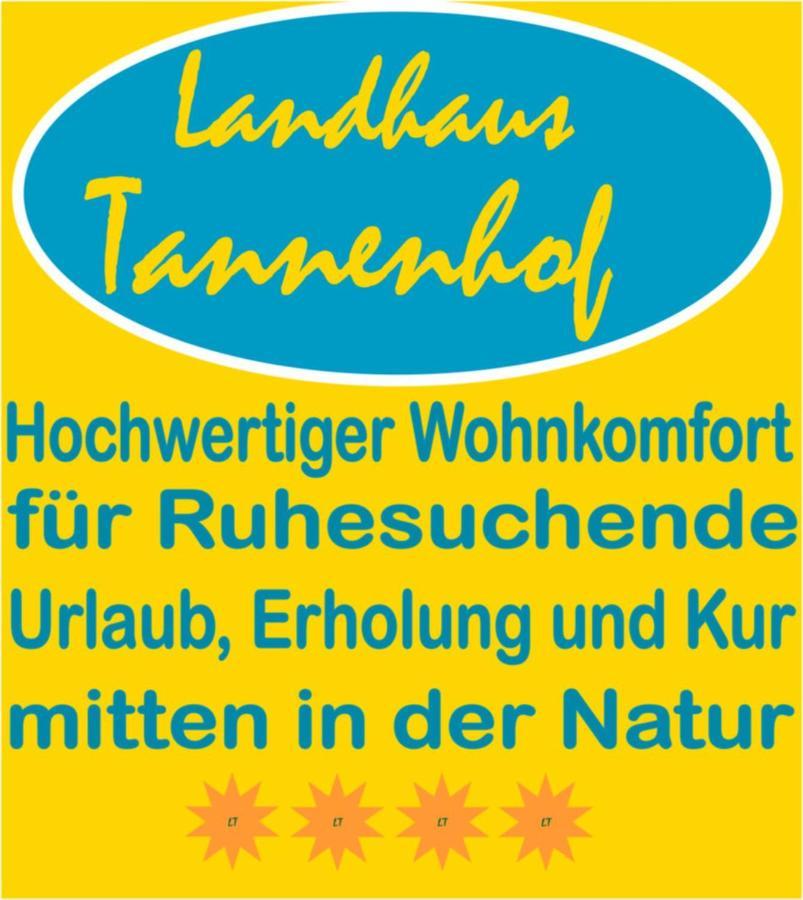 Ferienwohnungen Landhaus Tannenhof Bischofsgrün Esterno foto