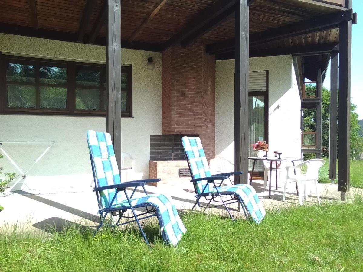 Ferienwohnungen Landhaus Tannenhof Bischofsgrün Esterno foto