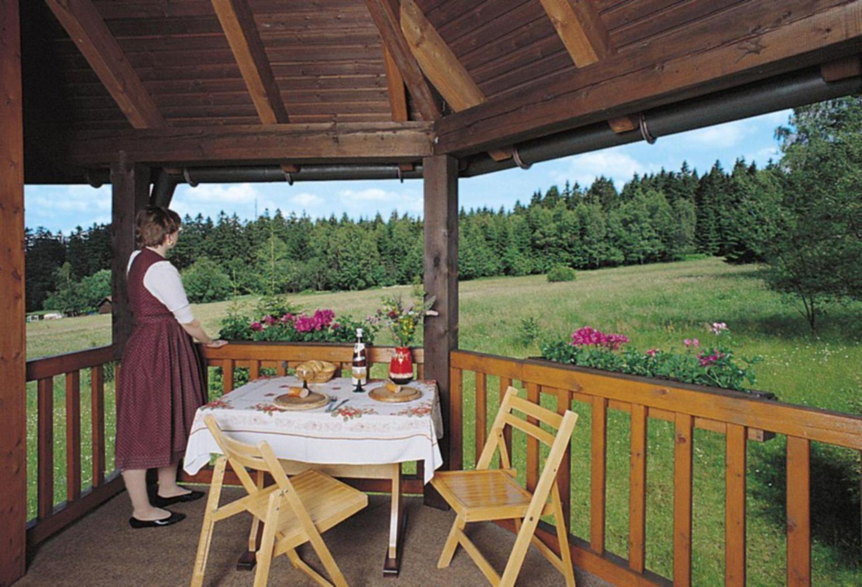 Ferienwohnungen Landhaus Tannenhof Bischofsgrün Esterno foto